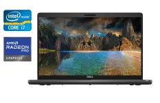 Ноутбук Dell Precision 3540 / 15.6" (1920x1080) IPS / Intel Core i7-8665U (4 (8) ядра по 1.9 - 4.8 GHz) / 16 GB DDR4 / 512 GB SSD / AMD Radeon Pro WX 2100, 2 GB GDDR5, 64-bit / WebCam / TouchID / Windows 10 б/в