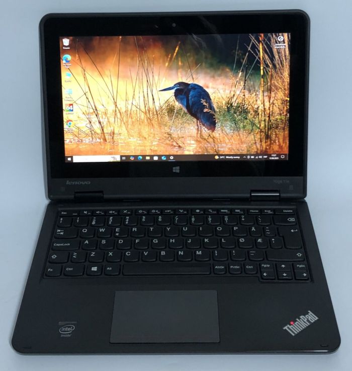 Нетбук-трансформер Lenovo ThinkPad Yoga 11e / 11.6" (1366x768) IPS Touch / Intel Celeron N2920 (4 ядра по 1.86 - 2.0 GHz) / 8 GB DDR3 / 192 GB SSD / Intel HD Graphics / WebCam / Win 10 Pro б/в - зображення 2