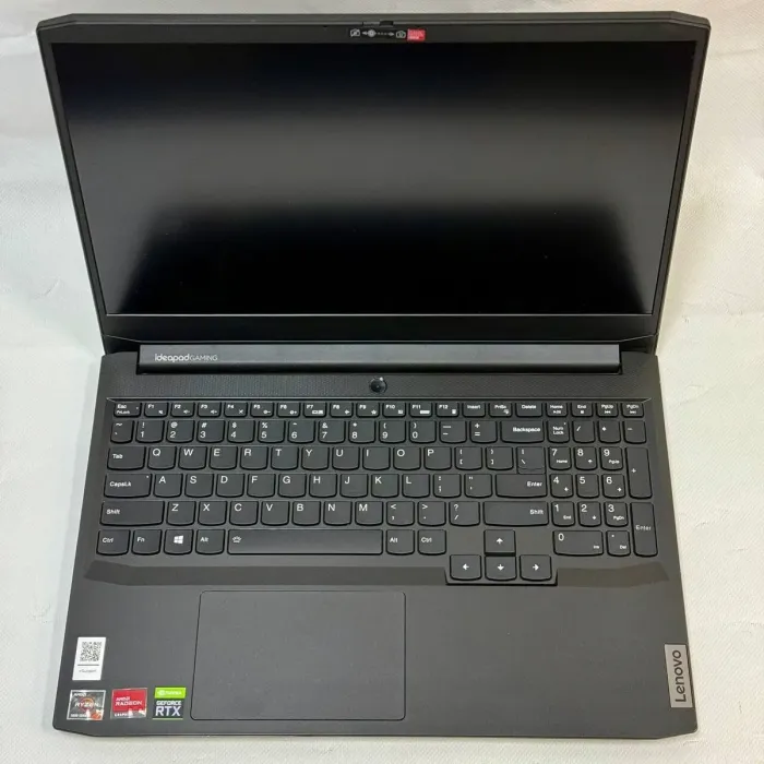 Ігровий ноутбук Lenovo IdeaPad Gaming 3 15ACH6 / 15.6" (1920x1080) IPS / AMD Ryzen 7 5800H (8 (16) ядер по 3.2 - 4.4 GHz) / 16 GB DDR4 / 512 GB SSD M.2 / nVidia GeForce RTX 3050, 4 GB GDDR6, 128-bit / WebCam б/в - зображення 4