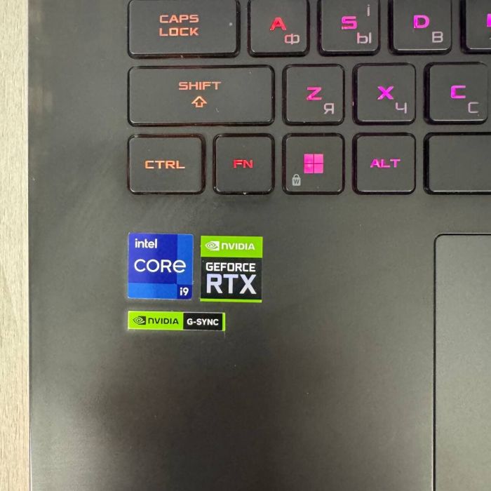 Ігровий ноутбук Asus ROG Strix Scar 16 G634JZ / 16" (2560x1600) IPS / Intel Core i9-13980HX (24 (32) ядер по 2.2 - 5.5 GHz) / 32 GB DDR5 / 1000 GB SSD NVMe / nVidia GeForce RTX 4080, 12 GB GDDR6, 192-bit / WebCam б/в - зображення 8