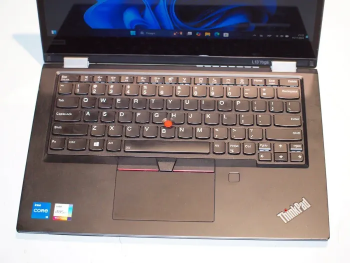 Ультрабук-трансформер Lenovo Thinkpad L13 Yoga Gen 2 / 13.3" (1920x1200) IPS Touch / Intel Core i5-1135G7 (4 (8) ядра по 2.4 - 4.2 GHz) / 8 GB DDR4 / 256 GB SSD M.2 / Intel Iris Xe Graphics / WebCam / Стилус / Win 11 б/в - зображення 6