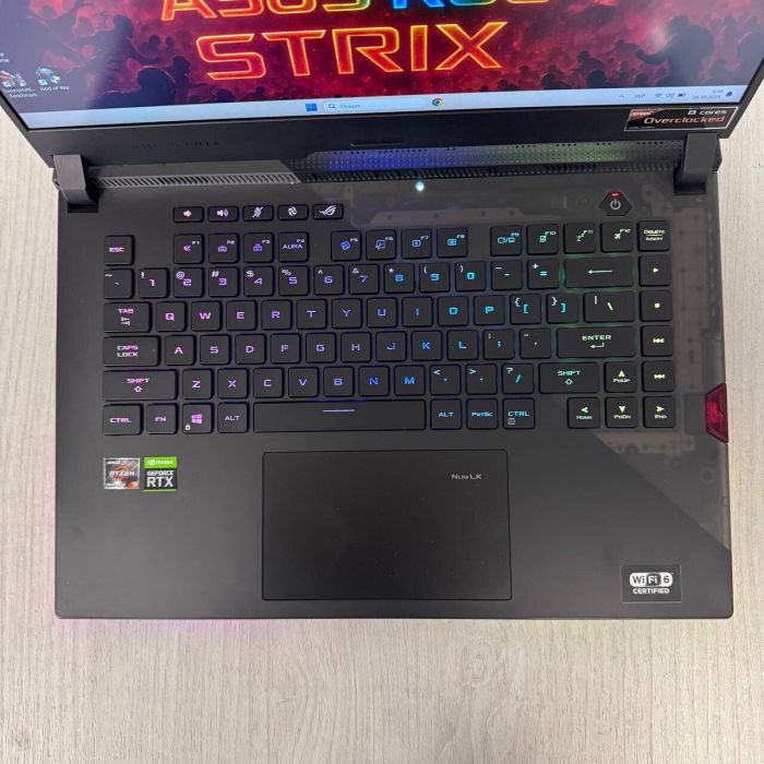 Ігровий ноутбук Asus ROG Strix SCAR 15 G533QS / 15.6" (1920x1080) IPS / AMD Ryzen 9 5900HS (8 (16) ядер по 3.0 - 4.6 GHz) / 32 GB DDR4 / 1000 GB SSD / nVidia GeForce RTX 3080, 16 GB GDDR6, 256-bit / WebCam б/в - зображення 15