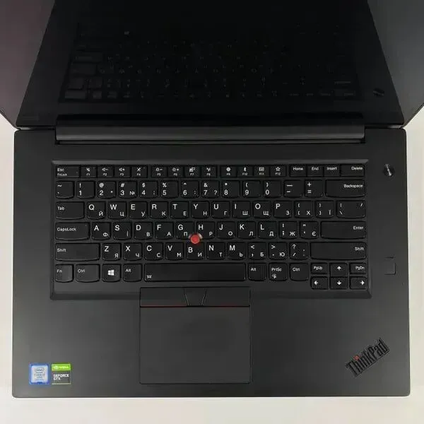 Ігровий ноутбук Lenovo ThinkPad X1 / 15.6" (3840x2160) IPS Touch / Intel Core i7-8850H (6 (12) ядер по 2.6 - 4.3 GHz) / 16 GB DDR4 / 512 GB SSD / nVidia GeForce GTX 1050 Ti Max-Q, 4 GB GDDR5, 128-bit / WebCam / TouchID б/в - зображення 3