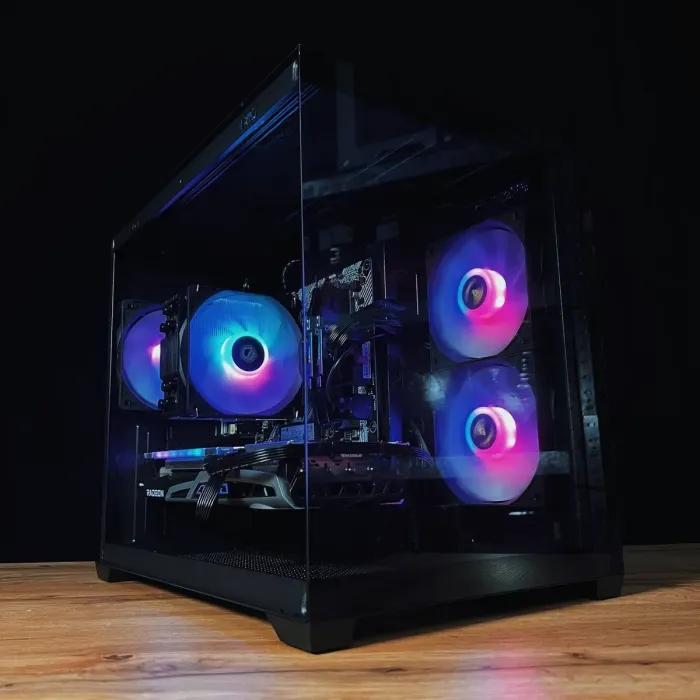 Збірка на замовлення: ігровий ПК Gamdias Aura GC10M ARGB Black Tower / AMD Ryzen 7 5700X (8 (16) ядер по 3,4 - 4,6 ГГц) / 32 ГБ DDR4 / 1000 ГБ SSD M.2 / AMD Radeon RX 6700 XT, 12 GB GDDR6, 192-bit / 650W б/в - зображення 2