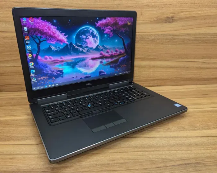 Мобільна робоча станція Dell Precision 7720 / 17,3" (1600x900) TN / Intel Core i7-7820HQ (4 (8) ядра по 2.9 - 3.9 GHz) / 32 GB DDR4 / 480 GB SSD / nVidia Quadro M1200, 4 GB GDDR5, 128-bit / HDMI / Windows 10 б/в - зображення 4
