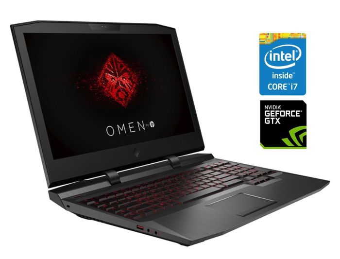 Ігровий ноутбук HP Omen X 17-ap010nr / 17.3" (1920x1080) IPS / Intel Core i7-7700HQ (4 (8) ядра по 2.8 - 3.8 GHz) / 16 GB DDR4 / 1000 GB SSD NVMe / nVidia GeForce GTX 1070, 8 GB GDDR5, 256-bit / WebCam б/в - зображення 1