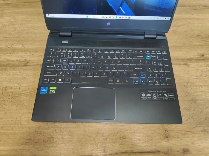 Ігровий ноутбук Б-клас Acer Predator PH315-55-70ZV / 15.6" (2560x1440) IPS / Intel Core i7-12700H (14 (20) ядер по 2.3 - 4.7 GHz) / 16 GB DDR5 / 512 GB SSD / nVidia GeForce RTX 3060, 6 GB GDDR6, 192-bit / WebCam / HDMI / Windows 11 Home б/в - зображення 3