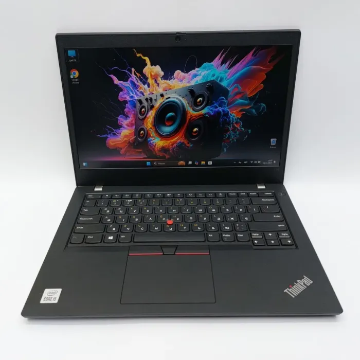 Ультрабук Lenovo ThinkPad L14 / 14" (1920x1080) IPS / Intel Core i5-10210U (4 (8) ядра по 1.6 - 4.2 GHz) / 16 GB DDR4 / 256 GB SSD / Intel UHD Graphics for 10th Generation / WebCam б/в - зображення 2