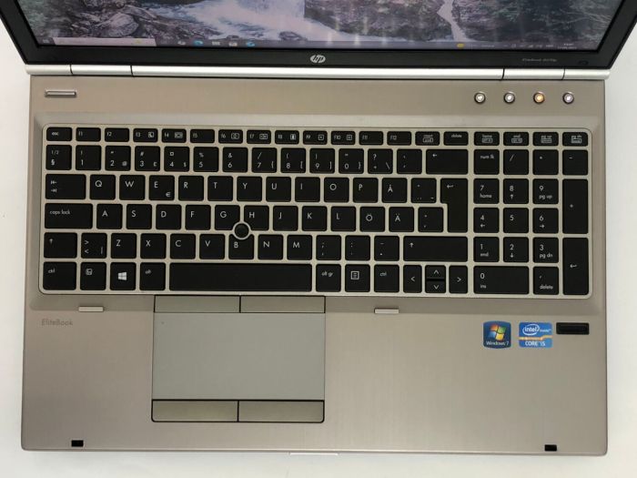 Ноутбук Б-клас HP EliteBook 8570p / 15.6" (1600x900) TN / Intel Core i5-3230M (2 (4) ядра по 2.6 - 3.2 GHz) / 8 GB DDR3 / 500 GB HDD / Intel HD Graphics 4000 / WebCam / DVD-ROM б/в - зображення 8