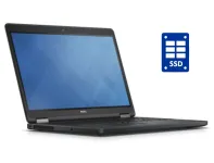 Ноутбук Dell Latitude E5550 / 15.6" (1366x768) TN / Intel Core i3-5010U (2 (4) ядра по 2.1 GHz) / 4 GB DDR3 / 120 GB SSD / Intel HD Graphics 5500 / WebCam б/в