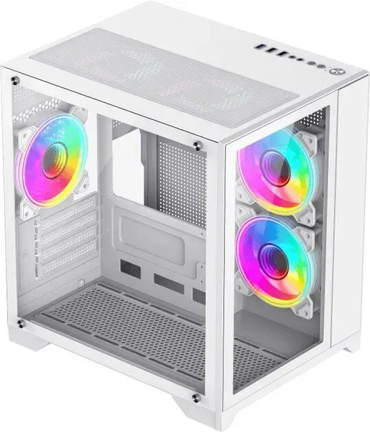 Ігровий ПК Ice Infinity Mini White Tower / AMD Ryzen 5 5500 (6 (12) ядер по 3,6 - 4,2 ГГц) / 16 ГБ DDR4 / 480 ГБ SSD / nVidia GeForce GTX 1070, 8 ГБ GDDR5, 256-біт - зображення 4