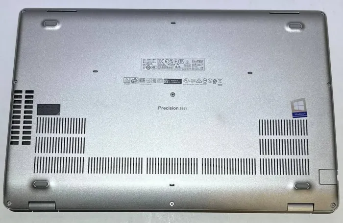 Мобільна робоча станція Б-класу Dell Precision 3551 / 15,6" (1920x1080) IPS / Intel Core i5-10400H (4 (8) ядра по 2,6 - 4,6 ГГц) / 32 ГБ DDR4 / 512 ГБ SSD / nVidia Quadro P620, 4 ГБ GDDR5, 128-біт / WebCam / Win 11 Pro б/в - зображення 7