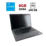 Ультрабук Dell Latitude 5400 / 14" (1920x1080) IPS / Intel Core i5-8350U (4 (8) ядра по 1.7 - 3.6 GHz) / 8 GB DDR4 / 240 GB SSD / Intel UHD Graphics 620 / WebCam / HDMI б/в