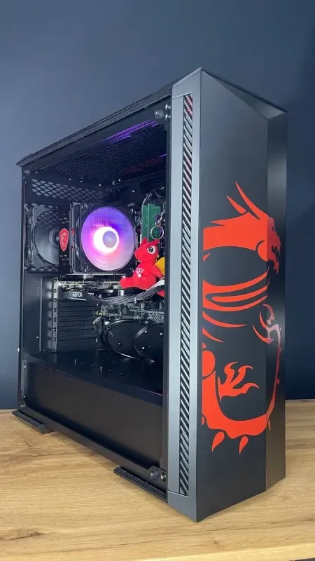 Ігровий ПК MSI MPG GUNGNIR 100D Tower / Intel Core i5-10400F (6(12) ядер по 2.9-4.3 GHz) / 16GB DDR4 / 500GB SSD M.2 + 1000GB HDD / GeForce GTX 1660, 6 / 700W + Ігрова RGB мишка - зображення 6