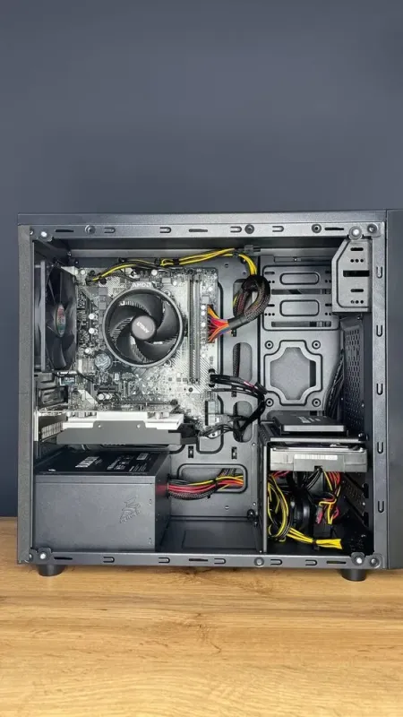 Ігровий ПК Deepcool Matrexx 30 Tower / AMD Ryzen 3 1200 (4 ядра по 3.1 - 3.4 GHz) / 8 GB DDR4 / 120 GB SSD + 500 GB HDD / AMD Radeon RX 560, 4 GB GDDR5, 128-bit / 500W - зображення 5