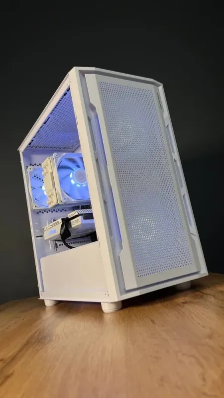 Збірка під замовлення: ігровий ПК Cougar Uniface Mini RGB White Tower / AMD Ryzen 5 5600 (6 (12) ядер по 3.5 - 4.4 GHz) / 32 GB DDR4 / 1000 GB SSD M.2 / nVidia GeForce RTX 3070, 8 GB GDDR6, 256-bit / 650W б/в - зображення 3