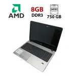 Ноутбук HP 455 G1 / 15.6" (1366x768) TN / AMD A8-4500M (4 ядра по 1.9 - 2.8 GHz) / 8 GB DDR3 / 750 GB HDD / AMD Radeon HD 7640G / WebCam б/в