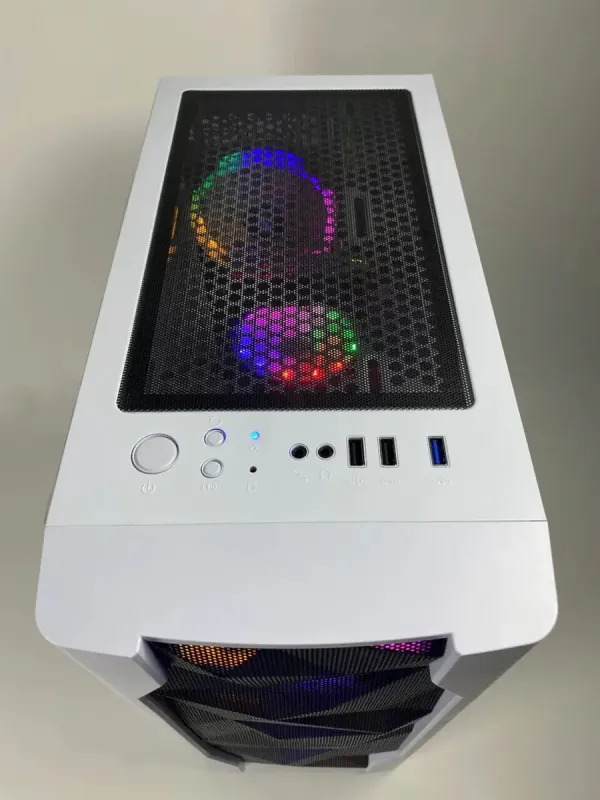 Ігровий ПК 1STPlayer DK-D4 / AMD Ryzen 5 5500 (6 (12) ядер по 3.6 - 4.2 GHz) / 16 GB DDR4 / 128 GB SSD + 1000 GB HDD / AMD Radeon RX 580 2048SP, 8 GB GDDR5, 256-bit / 500 W / ASRock A520M-HVS б/в - зображення 4