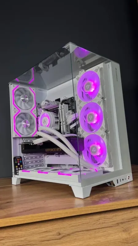 Збірка під замовлення: новий комп'ютер GameMax Infinity Pro White Tower / AMD Ryzen 7 7700 (8 (12) ядер по 3.8 - 5.3 GHz) / 32 GB DDR5 / 500 GB SSD M.2 + 1000 GB SSD M.2 / nVidia GeForce RTX 4070 Super, 12 GB GDDR6X, 192-bit / 750W б/в - зображення 3