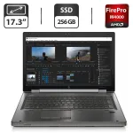 Робоча станція HP EliteBook 8770W / 17.3" TN / Core i7-3740QM (4(8) ядра по 2.7-3.7 GHz) / 16GB DDR3 / 256GB SSD / FirePro M4000, 1 GB GDDR5, 128-bit / DVD-ROM / DisplayPort б/в