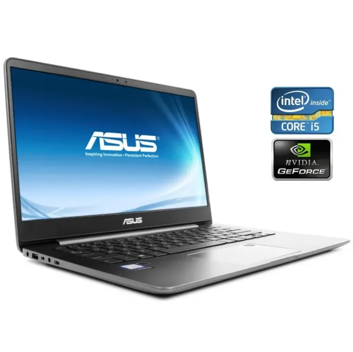 Ультрабук Б-клас Asus ZenBook UX430U / 14" (1920x1080) IPS / Intel Core i7-7500U (2 (4) ядра по 2.7 - 3.5 GHz) / 16 GB DDR4 / 512 GB SSD / nVidia GeForce 940MX, 2 GB DDR3, 64-bit / WebCam / Win 10 Home б/в - зображення 1