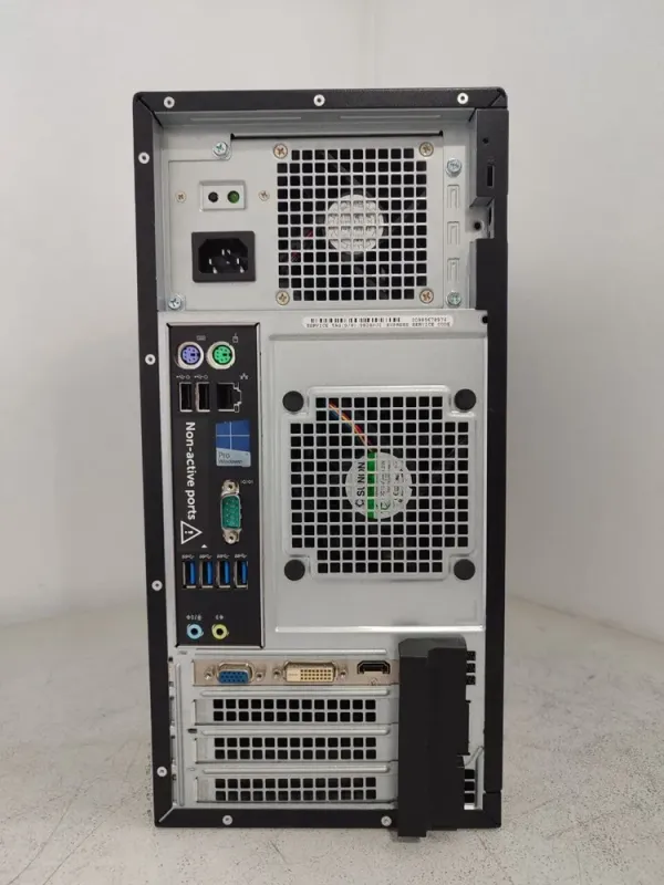 Робоча станція Dell Precision T3620 Tower / Intel Xeon E3-1270 v5 (4 (8) ядра по 3.6 - 4.0 GHz) / 16 GB DDR4 / 240 GB SSD / nVidia GeForce GTX 650, 1 GB GDDR5, 128-bit б/в - зображення 4