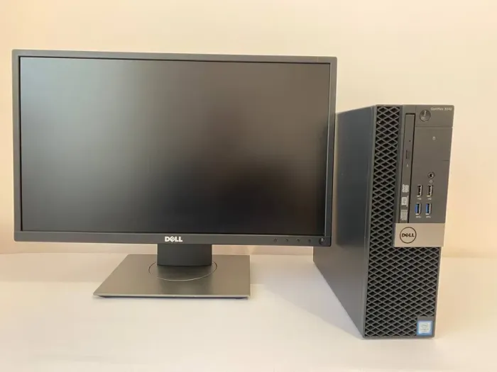 Комплект ПК: комп'ютер Dell OptiPlex 3040 SFF / Intel Core i5-6500 (4 ядра по 3.2 - 3.6 GHz) / 8 GB DDR3 / 240 GB SSD / Intel HD Graphics 530 / DVD-RW + Монітор Dell P2217H / 22" (1920x1080) IPS / USB-Hub, 1x VGA, 1x HDMI, 1x DisplayPort / VESA 100x10 б/в - зображення 2