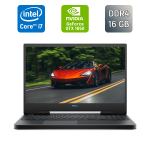 Ігровий ноутбук Dell G5 5590 / 15,6" (1920x1080) IPS / Intel Core i7-9750H (6 (12) ядер по 2,6 - 4,5 ГГц) / 16 ГБ DDR4 / 512 ГБ SSD / nVidia GeForce GTX 1650, 4 ГБ GDDR6, 128-біт / Веб-камера / Windows 10 б/в
