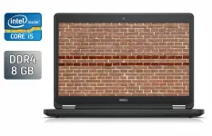 Ноутбук Б-клас Dell Latitude E5470 / 14" (1366x768) TN / Intel Core i5-6300U (2 (4) ядра по 2.4 - 3.0 GHz) / 8 GB DDR4 / 256 GB SSD / Intel HD Graphics 520 / WebCam / HDMI / Windows 10 б/в