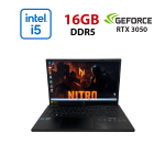 Ігровий ноутбук Acer Nitro V15 ANV15-51 / 15,6" (1920x1080) IPS / Intel Core i5-13420H (8 (12) ядер по 2.1 - 4.6 GHz) / 16 GB DDR5 / 512 GB SSD / nVidia GeForce RTX 3050, 6 GB GDDR6, 96-bit / WebCam б/в