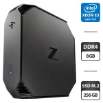 Неттоп HP Z2 Mini G3 Workstation USFF / Intel Xeon E3-1225 v6 (4 ядра по 3.3 - 3.7 GHz) / 8 GB DDR4 / 256 GB SSD M.2 / Intel HD Graphics P630 / DisplayPort б/в