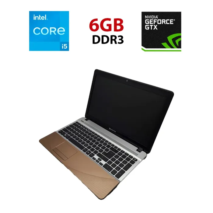 Ігровий ноутбук Acer Pakard TSX66 / 15.6" (1366x768) TN / Intel Core i5-2410M (2 (4) ядра по 2.3 - 2.9 GHz) / 6 GB DDR3 / 1000 GB HDD / nVidia GeForce GT 540M, 2 GB DDR3, 128-bit / WebCam б/в - зображення 1