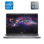 Ноутбук Dell Precision 3551 / 15.6" (1920x1080) IPS / Intel Core i7-10850H (6 (12) ядер по 2.7 - 5.1 GHz) / 16 GB DDR4 / 240 GB SSD / Intel UHD Graphics / WebCam / SIM б/в