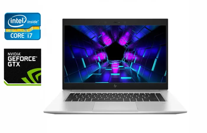 Ігровий ноутбук HP EliteBook 1050 G1 / 15.6" (1920x1080) IPS / Intel Core i7-8850H (6 (12) ядер по 2.6 - 4.3 GHz) / 16 GB DDR4 / 512 GB SSD / nVidia GeForce GTX 1050, 4 GB GDDR5, 128-bit / TouchID / WebCam / Windows 10 б/в - зображення 1