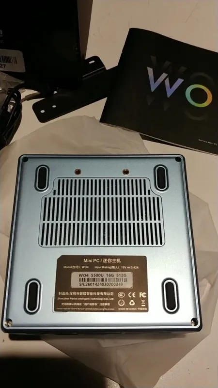 Неттоп Peladn Trycoo WO4 USFF / AMD Ryzen 5 5500U (6 (12) ядер по 2.1 - 4.0 GHz) / 32 GB DDR4 / 256 GB SSD / AMD RX Vega 7 / USB 3.1 / Wi-Fi / Bluetooth / Блок живлення в комплекті б/в - зображення 4