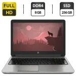 Ноутбук Б-клас HP ProBook 650 G2 / 15.6" (1920x1080) TN / Intel Core i5-6300U (2 (4) ядра по 2.4-3 GHz) / 8 GB DDR4 / 256 GB SSD / Intel HD Graphics 520 / WebCam / VGA б/в