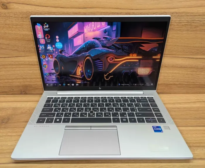 Ультрабук HP EliteBook 840 G8 / 14" (1920x1080) IPS / Intel Core i7-1185G7 (4 (8) ядра по 3.0 - 4.8 GHz) / 16 GB DDR4 / 512 GB SSD / Intel Iris Xe Graphics / WebCam / TouchID / Windows 10 б/в - зображення 2