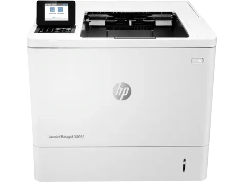 Принтер HP LaserJet Managed E60055dn / Лазерний монохромний друк / 1200x1200 dpi / A4 / 52 стор/хв / Ethernet, USB 2.0 б/в - зображення 1