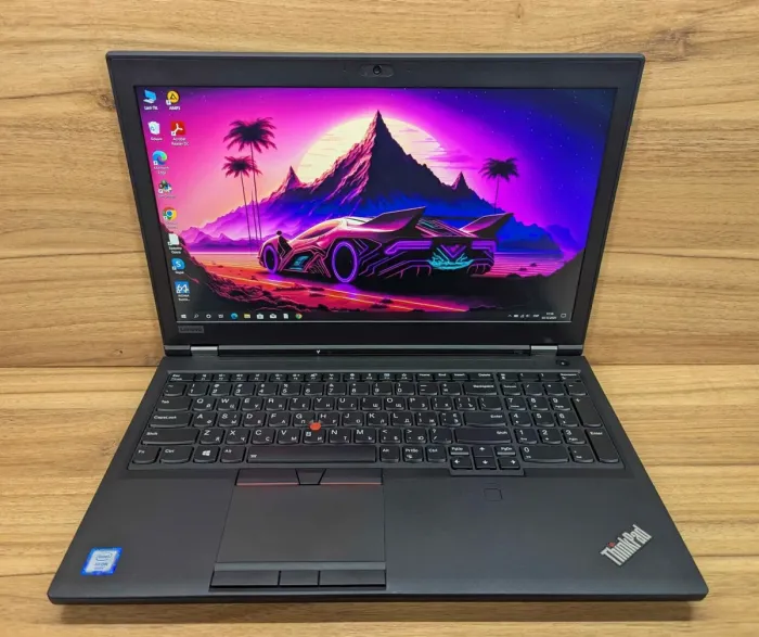 Мобільна робоча станція Б-класу Lenovo ThinkPad P52 / 15.6" (1920x1080) IPS / Intel Xeon E-2176M (6 (12) ядер по 2,7 - 4,4 ГГц) / 32 ГБ DDR4 / 512 ГБ SSD / nVidia Quadro P2000, 4 ГБ GDDR5, 128-біт / TouchID / WebCam / Windows 10 б/в - зображення 2