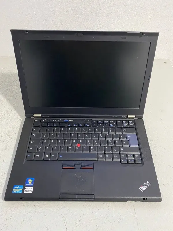 Ноутбук Lenovo ThinkPad T420s / 14" (1600x900) TN / Intel Core i7-2620M (2 (4) ядра по 2.7 - 3.4 GHz) / 8 GB DDR3 / 192 GB SSD / nVidia NVS 4200M, 1 GB GDDR3, 64-bit / WebCam / DVD-ROM б/в - зображення 2
