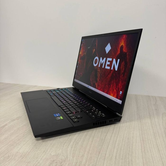 Ігровий ноутбук HP Omen 17-ck0020ca / 17,3" (2560x1440) IPS / Intel Core i7-11800H (8 (16) ядер по 2,3 - 4,6 ГГц) / 16 ГБ DDR4 / 1000 ГБ SSD M.2 NVMe / nVidia GeForce RTX 3070, 8 ГБ GDDR6, 256-біт / Веб-камера б/в - зображення 5