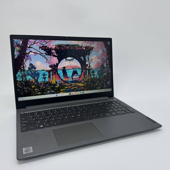 Ультрабук Lenovo ThinkBook 15 / 15.6" (1920x1080) IPS / Intel Core i7-1065G7 (4 (8) ядра по 1.3 - 3.9 GHz) / 16 GB DDR4 / 256 GB SSD / Intel UHD Graphics / WebCam б/в - зображення 2