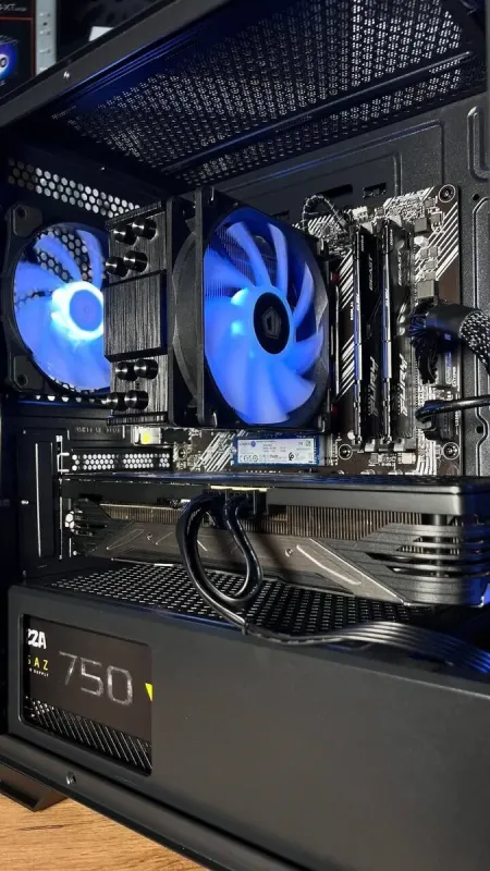 Збірка під замовлення: ігровий комп'ютер MSI MAG Forge M100R Black Tower / AMD Ryzen 5 5600 (6 (12) ядер по 3.5 - 4.4 GHz) / 32 GB DDR4 / 1000 GB SSD M.2 / nVidia GeForce RTX 3070, 8 GB GDDR6, 256-bit / 750W б/в - зображення 4