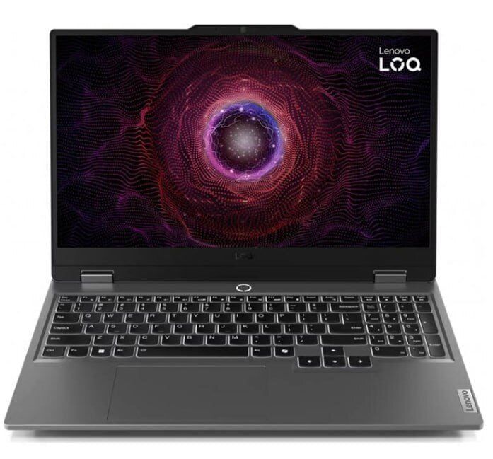 Ігровий ноутбук Lenovo LOQ 15ARP9 / 15,6" (1920x1080) IPS / AMD Ryzen 7 7435HS (8 (16) ядер по 3,1 - 4,5 ГГц) / 16 ГБ DDR5 / 960 ГБ SSD / nVidia GeForce RTX 4070, 8 ГБ GDDR6, 128-біт / Веб-камера б/в - зображення 2