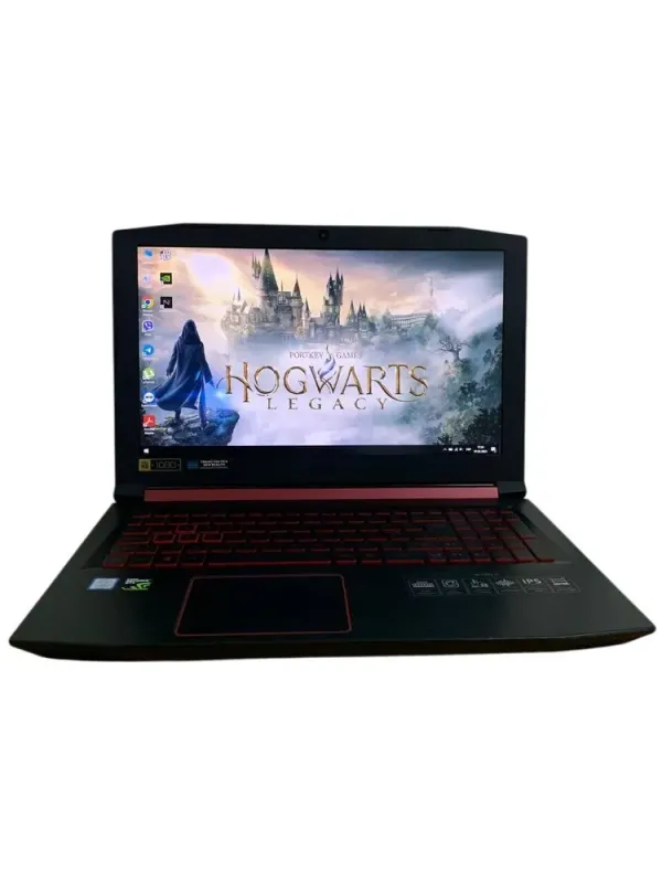 Ігровий ноутбук Acer Nitro 5 AN515 / 15.6" (1920x1080) IPS / Intel Core i5-8300H (4 (8) ядра по 2.3 - 4.0 GHz) / 16 GB DDR4 / 256 GB SSD M.2 + 1000 GB HDD / nVidia GeForce GTX 1050, 4 GB GDDR5, 128-bit / WebCam б/в - зображення 2