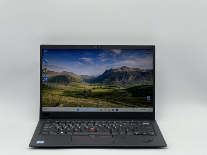 Ультрабук Б-клас Lenovo ThinkPad X1 Carbon 6th / 14" (1920x1080) IPS / Intel Core i7-8650U (4 (8) ядра по 1.9 - 4.2 GHz) / 16 GB DDR3 / 240 GB SSD / Intel UHD Graphics 620 / WebCam б/в - зображення 2