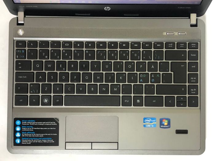 Ноутбук HP ProBook 4340s / 13.3" (1366x768) TN / Intel Core i3-2370M (2 (4) ядра по 2.4 GHz) / 4 GB DDR3 / 320 GB HDD / Intel HD Graphics 3000 / WebCam / DVD-ROM б/в - зображення 8