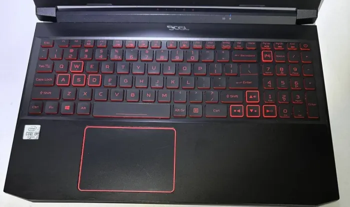 Ігровий ноутбук Б-клас Acer Nitro 5 AN515-55-53AG / 15.6" (1920x1080) TN / Intel Core i5-10300H (4 (8) ядра по 2.5 - 4.5 GHz) / 16 GB DDR4 / 256 GB SSD + 256 GB SSD / nVidia GeForce GTX 1650, 4 GB GDDR6, 128-bit / WebCam / Win 11 б/в - зображення 6