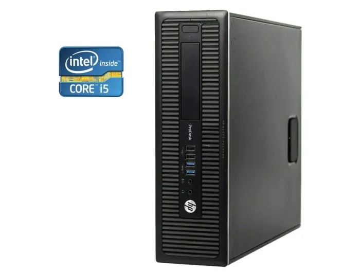 ПК HP ProDesk 600 G1 SFF / Intel Core i5-4570S (4 ядра по 2.9 - 3.6 GHz) / 16 GB DDR3 / 500 GB HDD / Intel HD Graphics 4600 б/в - зображення 1