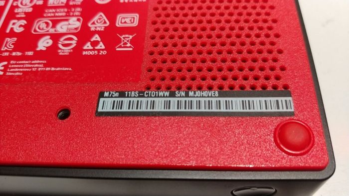 Неттоп Lenovo ThinkCentre M75n USFF / AMD Ryzen 5 3500U (4 (8) ядра по 2.1 - 3.7 GHz) / 8 GB DDR4 / 256 GB SSD / AMD Radeon Vega 8 Graphics / DisplayPort / Wi-Fi + Блок живлення б/в - зображення 7